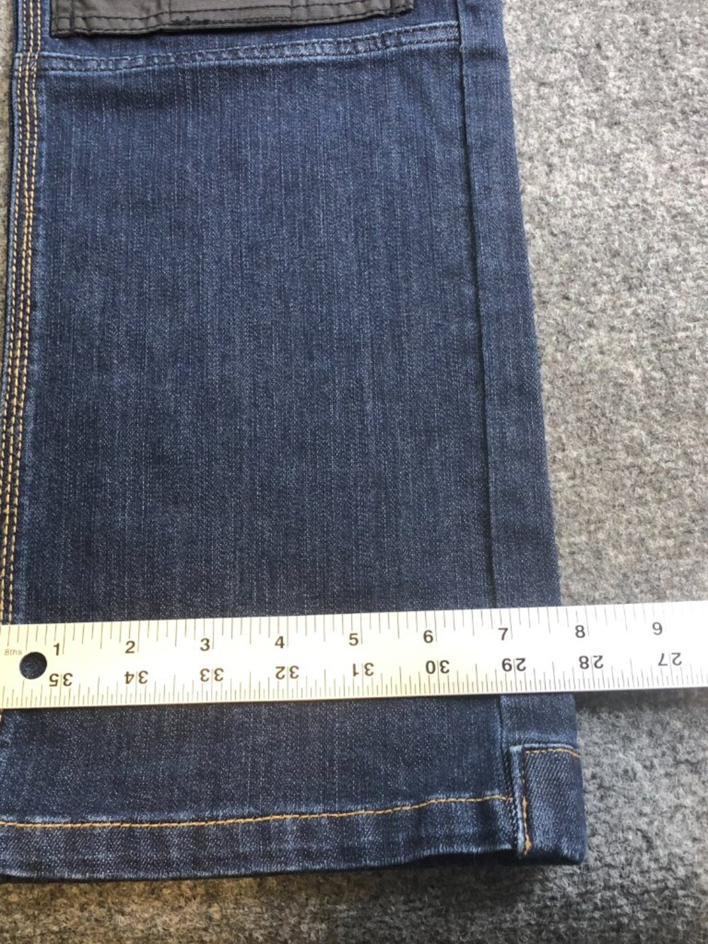 FXD WD-1 Jeans Adult 28x32 Blue Work Denim Pants Regular Fit Reinforced Workwear - Picture 11 of 15